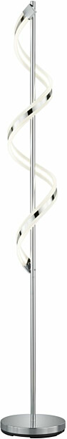 LED-lattiavalaisin Trio Sydney Ø 250x1620 mm, kromi