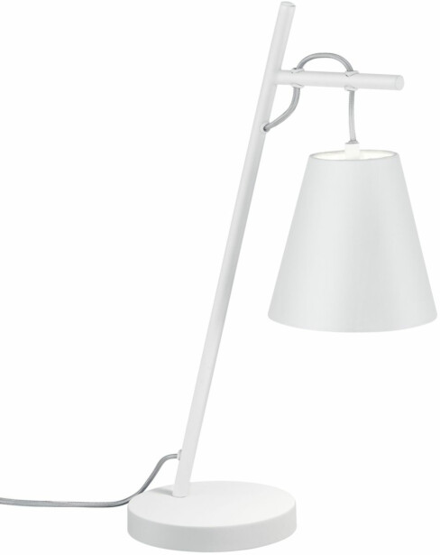 Pöytävalaisin Trio Andreus 500x160x320mm, mattavalkoinen/hopea, Verkkokaupan poistotuote
