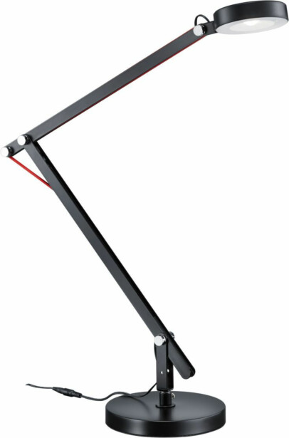 LED-pöytävalaisin Trio Amsterdam, Ø 180x180x900x900mm, musta