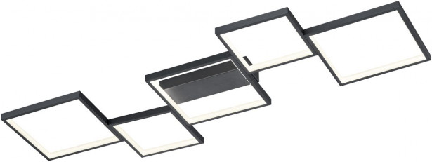 Kattovalaisin Trio Sorrento LED, 120 cm, mattamusta