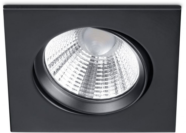 LED-alasvalo Trio Pamir, 85x54x85mm, IP23, mattamusta