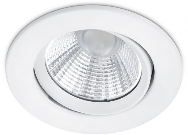 LED-alasvalo Trio Pamir, ø85x54mm, IP23, mattavalkoinen