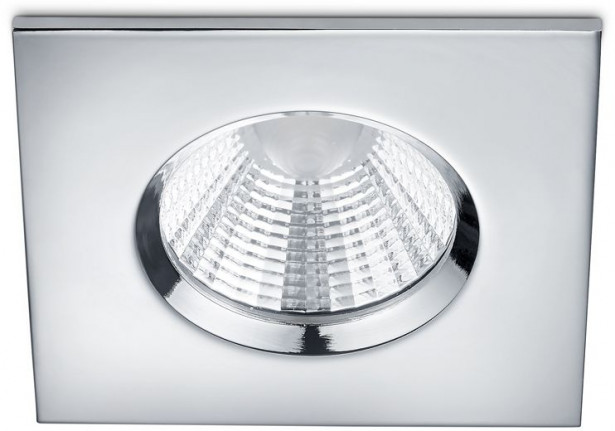 LED-alasvalo Trio Zagros, 85x54x85mm, IP65, kromi