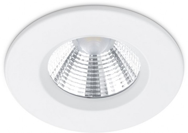 Upotettava LED-alasvalo Trio Zagros, Ø8,5 cm, valkoinen, IP65