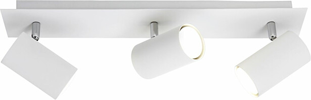 Kattospotti Trio Marley, 480x90x150 mm, 3-osainen valkoinen