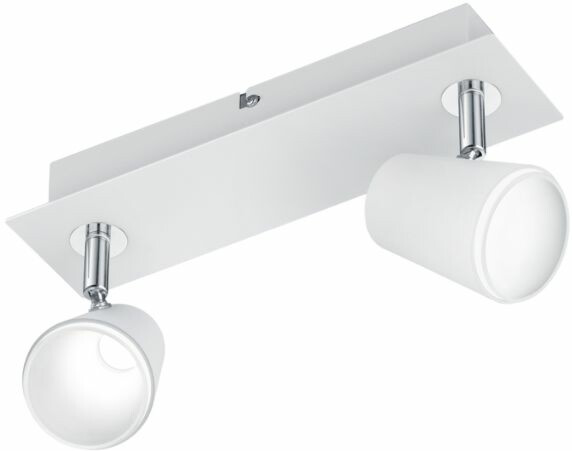 LED-katto/seinäspotti Trio Narcos 95x285 mm, valkoinen