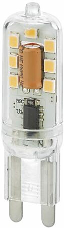 LED-lamppu Trio G9, 2.3W, 200lm, 3000K, 2kpl