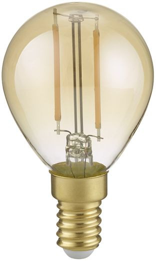 LED-lamppu Trio E14, filament, vakio, 4W, 470lm, 2700K, ruskea, switch dimmer