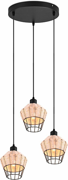 Riippuvalaisin Trio Borka, 3-os. E27, eri värejä