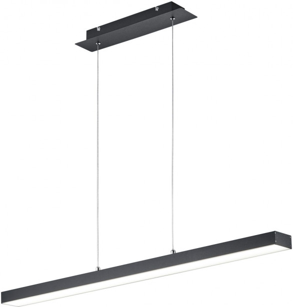 LED-riippuvalaisin Trio Agano 1500x1000x80mm, mattamusta