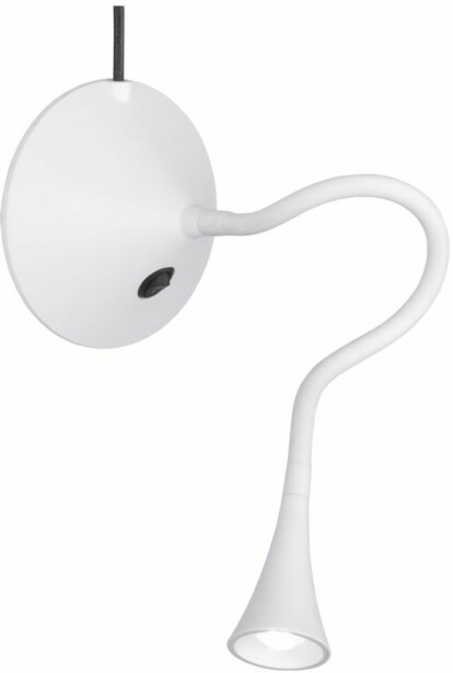 LED-seinä/pöytävalaisin Trio Viper LED 3W, IP20, Ø135x318 mm, valkoinen