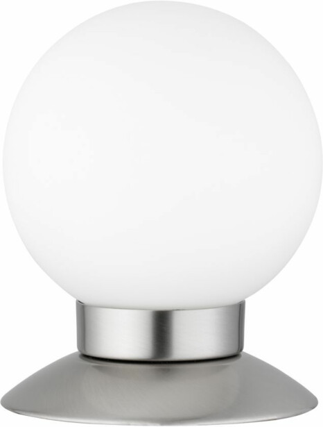 LED-pöytävalaisin Trio Princess Ø100x130 mm, harjattu teräs