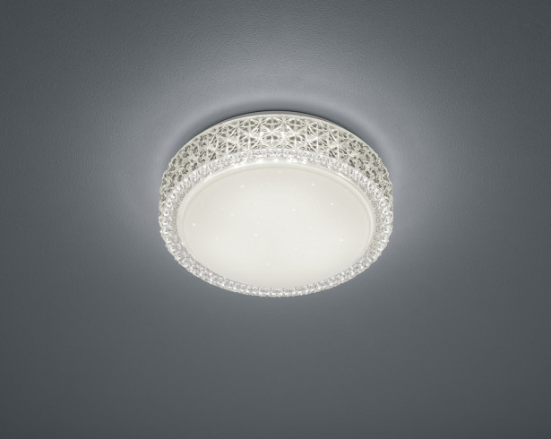 LED-plafondi Trio Pegasus Ø 280x90 mm, kirkas