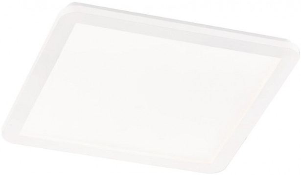 LED-plafondi Trio Camillus, 40x40 cm, valkoinen, IP44