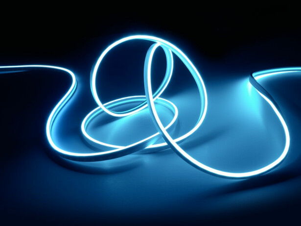 LED-valonauha Trio Neon RGBW, 3m, valkoinen