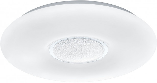 LED-plafondi Trio Akina, Ø410x70mm, valkoinen