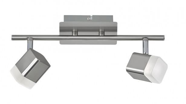 LED-kattospotti Trio Roubaix 145x340x90 mm harjattu teräs