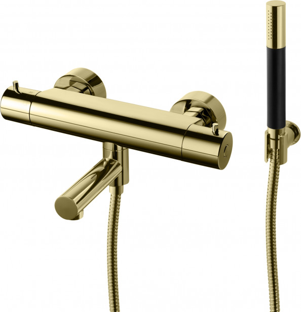 Suihkusetti Tapwell Evo EVM026, termostaattihanalla, Honey Gold