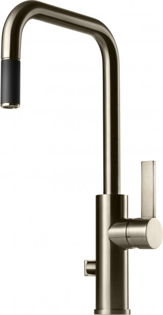 Keittiöhana Tapwell Arman ARM887, APK-liitäntä, ulosvedettävä juoksuputki, Brushed Nickel