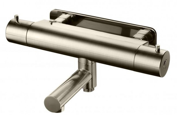 Termostaattihana Tapwell Evo EVM022, juoksuputkella, Brushed Nickel