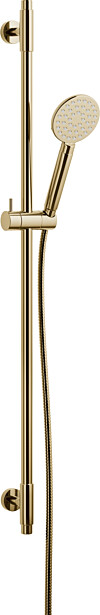 Käsisuihkusetti Tapwell ARM100 Honey Gold, säädettävät seinäkiinnikkeet, hunajakulta