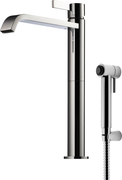 Pesuallashana Tapwell ARM089 Bidé Chrome, korkea malli, bideesuihkulla, kromi