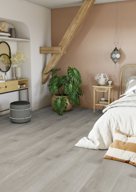 Vinyylilankku Tarkett iD Inspiration Click Solid 55 Contemporary Oak Grey