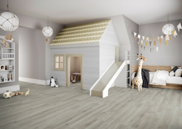 Vinyylilankku Tarkett iD Click Ultimate 55 Contemporary Oak Grey