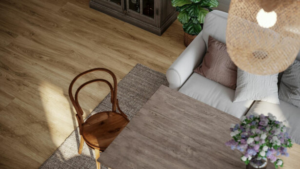 Vinyylilankku Tarkett iD Click Ultimate 55 English Oak Natural