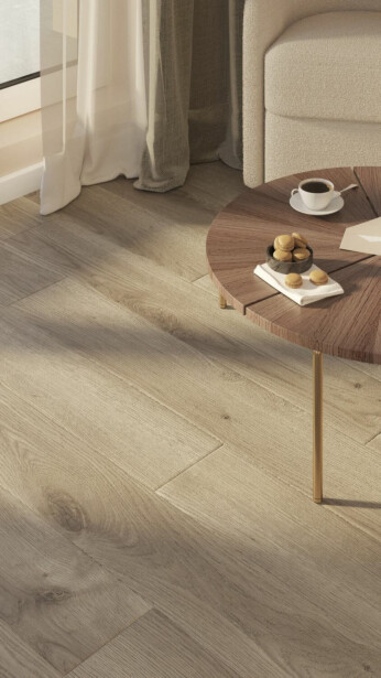 Vinyylilankku Tarkett Elegance Rigid 55 Contemporary Oak Natural