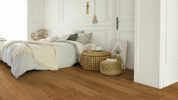 Parketti Tarkett Shade Tammi Praline Plank, 1-sauvainen, mattalakattu