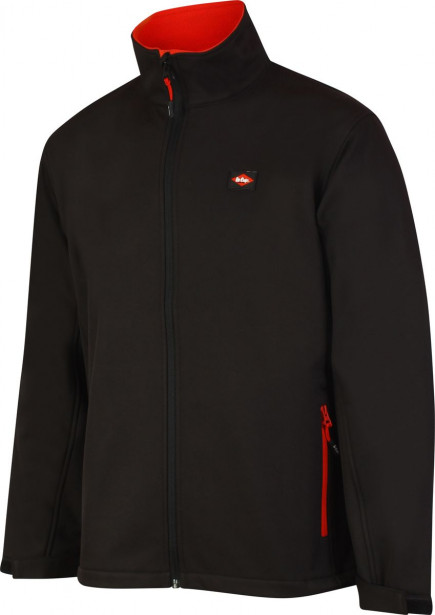 Miesten vedenpitävä softshell-takki Lee Cooper Workwear LCJKT450 musta/punainen M