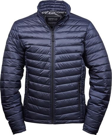 Miesten kevyttoppatakki Tee Jays Zepelin tummansininen 5XL