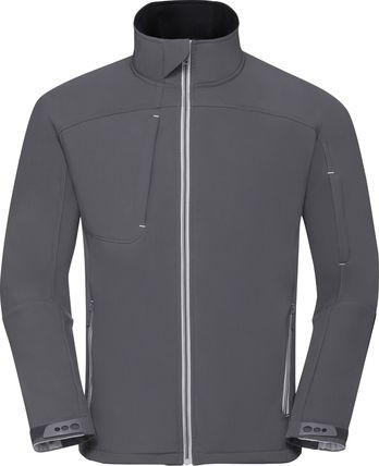 Miesten softshell-takki Russell Bionic harmaa 4XL