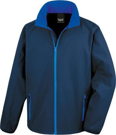 Miesten Core softshell-takki Result tummansininen/sininen 4XL