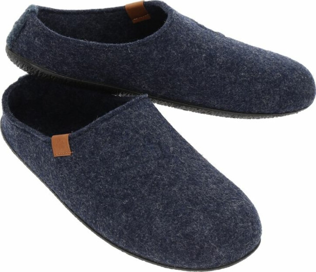 Villapistokkaat kumipohjalla Wildstep Wool navy 46