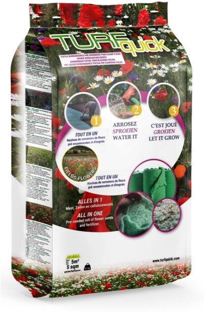 Kukkaniittyseos Turfquick Butterfly & Bumblebee, 5 m2