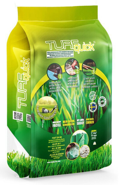 Nurmikon siemenmatto Turfquick Golfgreen, 10 kvm