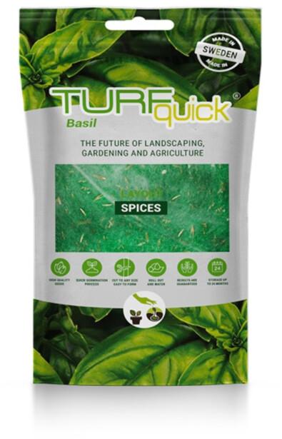 Meiramin siemenet Turfquick, kasvualustalla