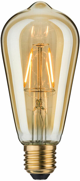LED-filamenttilamppu Paulmann Corn Rustika, E27, 150lm, 2.7W, 1800K, kulta