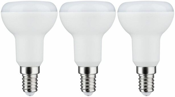 LED-kohdelamppu Paulmann Reflector, R50, E14, 450lm, 5.5W, 2700K, opaali, 3kpl