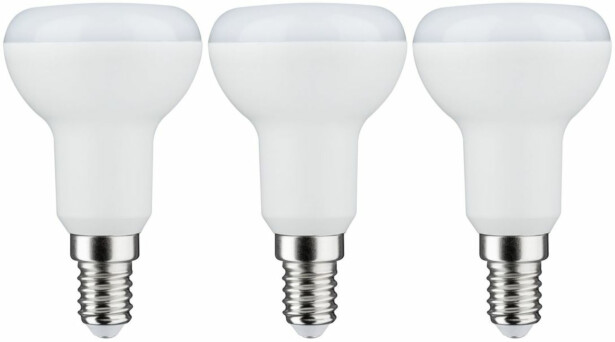 LED-kohdelamppu Paulmann Reflector, R50, E14, 450lm, 5.5W, 2700K, opaali, 3kpl