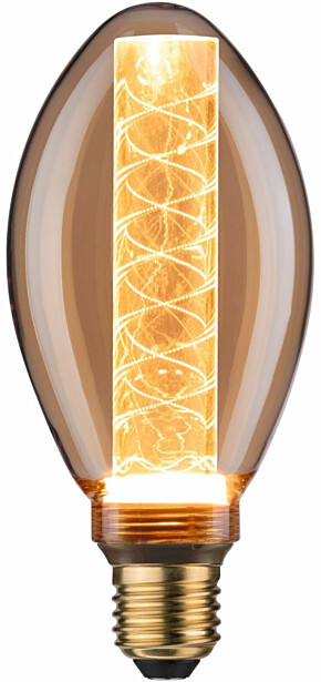 LED-lamppu Paulmann Inner Glow Edition Pear Spiral, E27, 230lm, 4W, 1800K, kulta