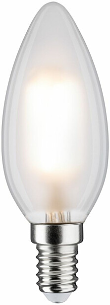 LED-kynttilälamppu Paulmann Candle, E14, 470lm, 5W, 2700K, filamentti, himmennettävä, matta