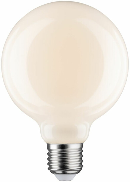 LED-filamenttilamppu Paulmann Globe, G95, E27, 470lm, 5.6W, 2700K, himmennettävä, opaali