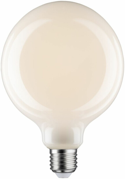 LED-filamenttilamppu Paulmann Globe, G125, E27, 470lm, 5.6W, 2700K, himmennettävä, opaali