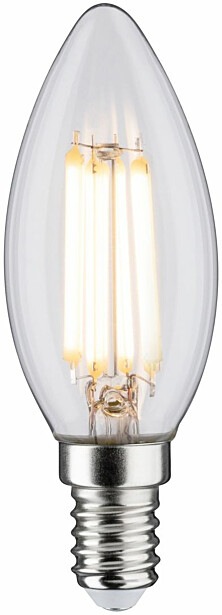 LED-kynttilälamppu Paulmann Candle, E14 806lm, 6.5W, 2700K, filamentti, kirkas