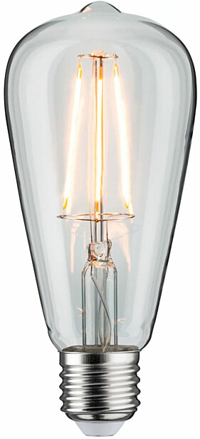 LED-filamenttilamppu Paulmann Corn, ST64, E27, 806lm, 7.5W, 2700K, himmennettävä, kirkas