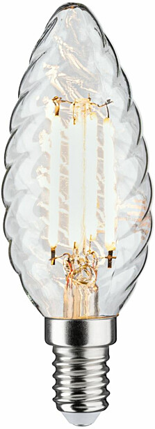 LED-kierrekynttilälamppu Paulmann Vintage Edition Candle, E14, 450lm, 4.7W, 2700K, himmennettävä, kirkas