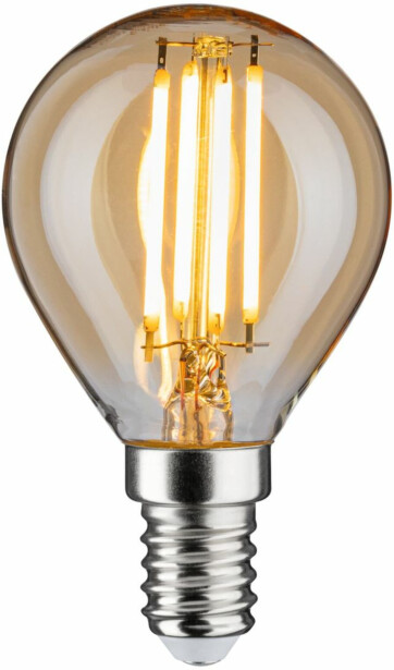 LED-lamppu Paulmann Vintage Edition Drop, E14, 430lm, 4.7W, 2500K, himmennettävä, kulta